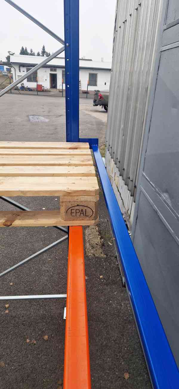 Zadní ochrana proti prostrčení paletové regály Proman bazar - foto 5