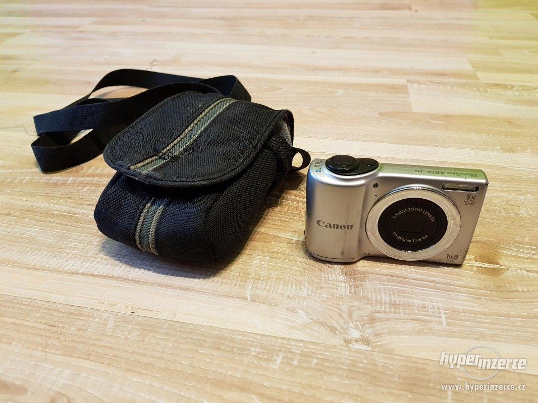 Canon PowerShot A810 + pouzdro + paměťová karta - foto 1