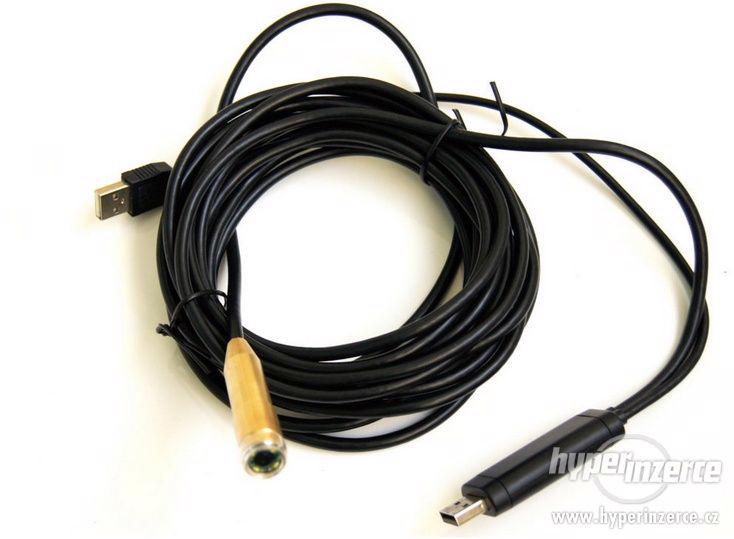 Inspekční voděodolná USB kamera s 5M/10M kabelem - foto 2