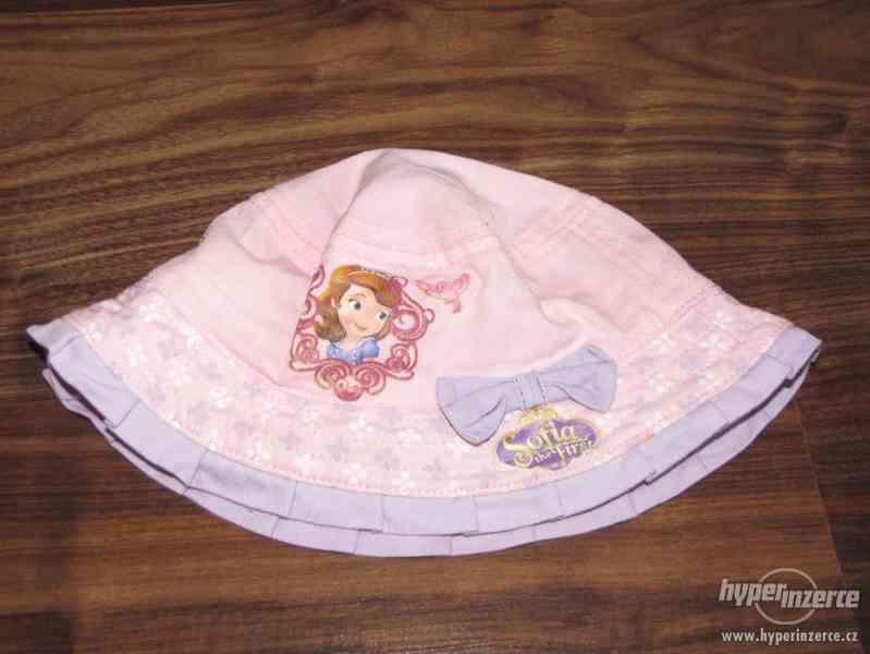 Růžový klobouček se Sofií první zn.Disney 18-24 m - foto 2