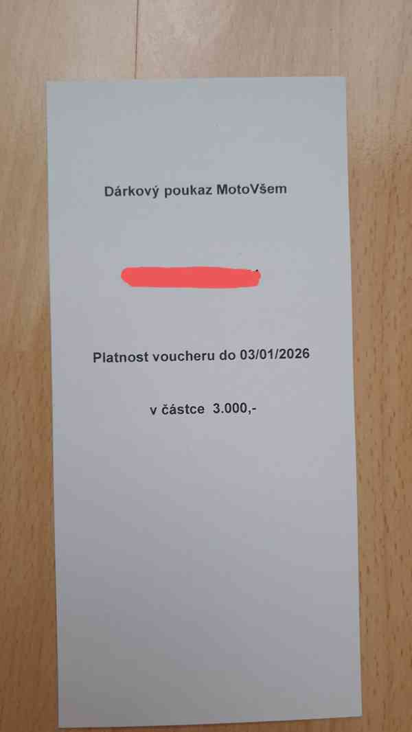 Dárkový poukaz- ( MotoVšem ) - foto 2