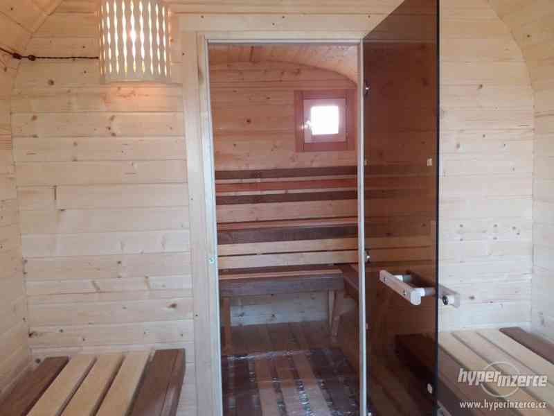 Venkovní  sauna  Kvádr 4.5m - foto 8
