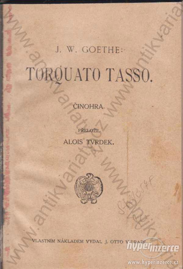 Torqato Tasso J. W. Goethe - foto 1