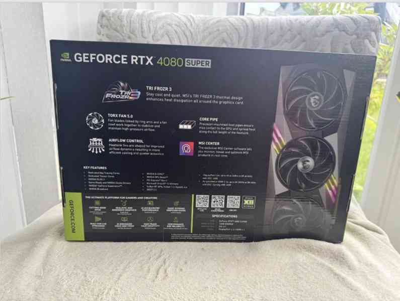 MSI GeForce RTX 4080 SUPER- 16GB GAMING X TRIO - (BRAND NEW) - foto 2