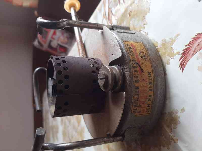 Historický benzinový vařič Bevarex  - foto 2