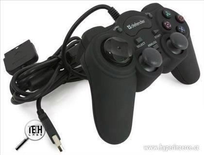 Herní USB joystick gamepad pro PC, PlayStation One, 2 a 3 - foto 1