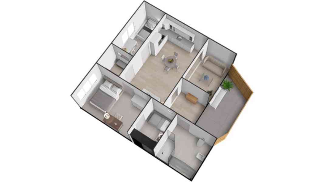 PRONÁJEM RODINNÉHO DOMU 3,5/4+KK S TERASOU V ČEBÍNĚ - foto 2