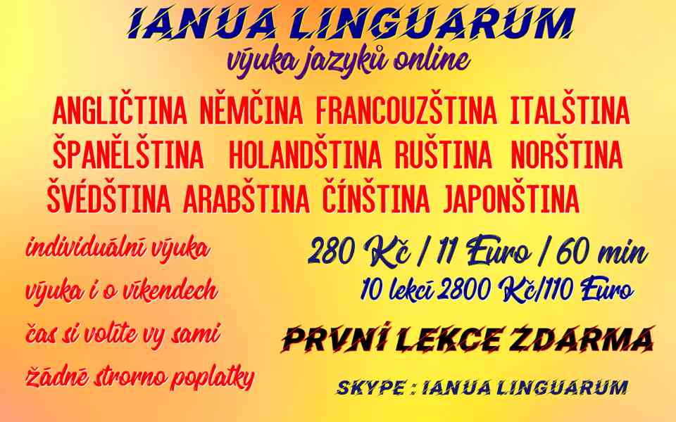 Výuka jazyků přes skype nebo messenger - foto 6