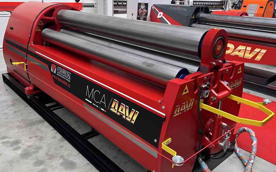 4-válcová CNC zakružovačka plechu DAVI MCA 2020, r. v. 2020 - foto 2