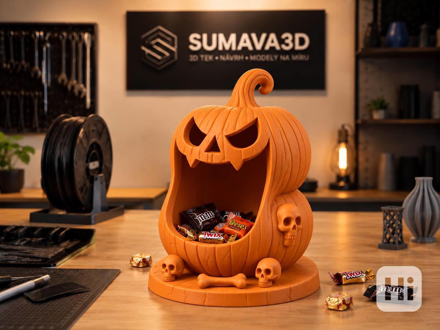 🎃 Halloween dýně na sladkosti – Pumpkin Candy Holder - foto 1