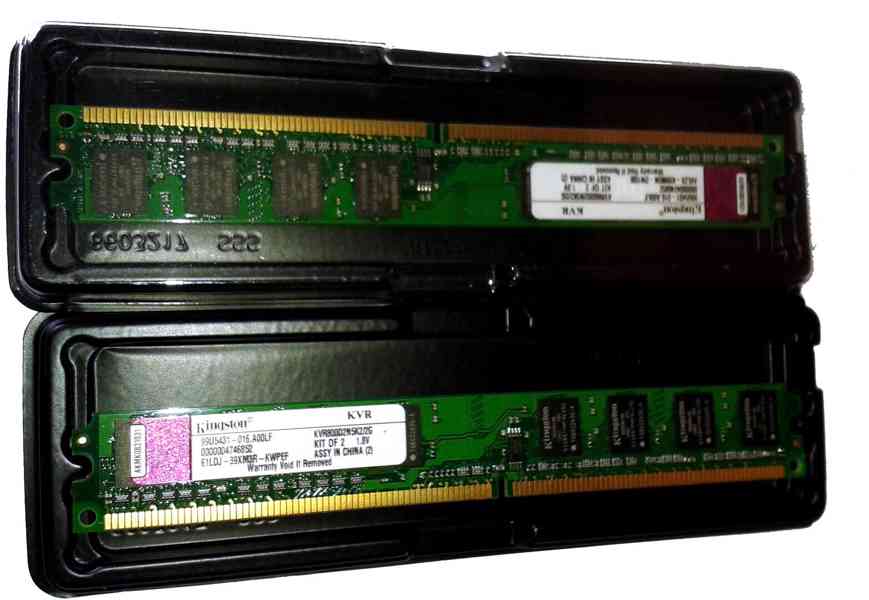 Paměti DDR2-800 DIMM 2x1GB KINSTON - foto 1