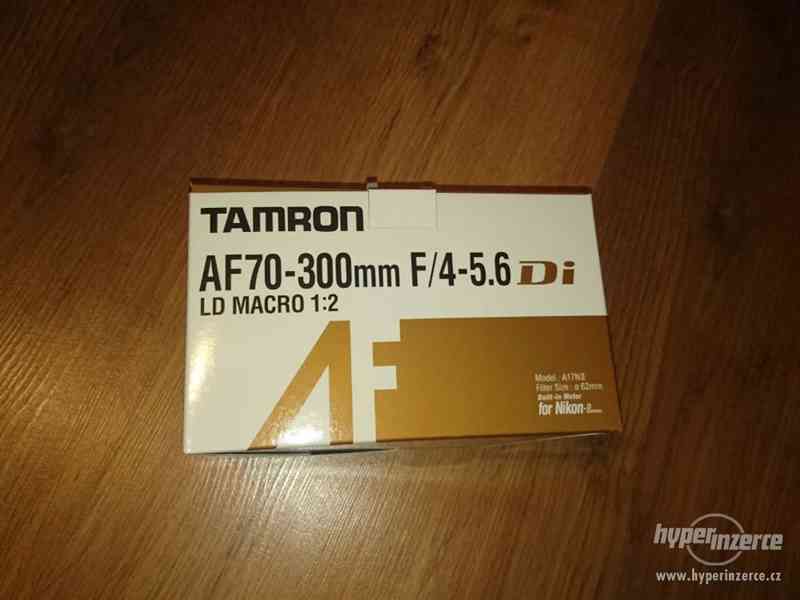 Prodám teleobjektiv Tamron SP AF 70-300mm f/4,0-5,6 Di LD - foto 1