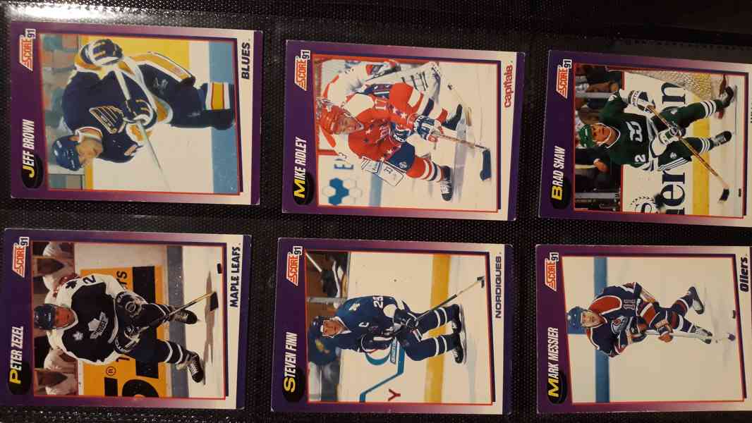 Score 91-92 hokejové karty - foto 2