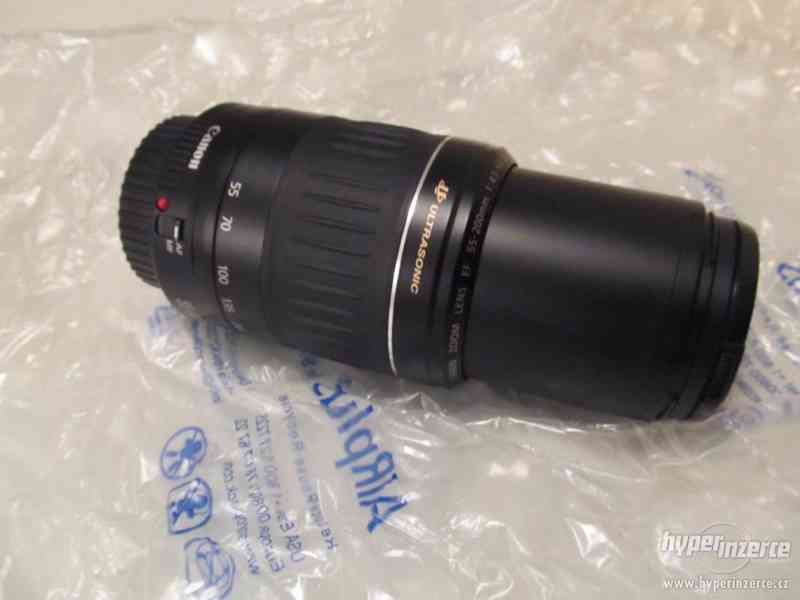 Prodám Objektiv Canon EF  55-200 II USM + UV filtr - foto 1