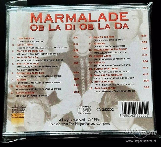CD Marmalade - Ob La Di Ob La Da / Best Of - foto 2