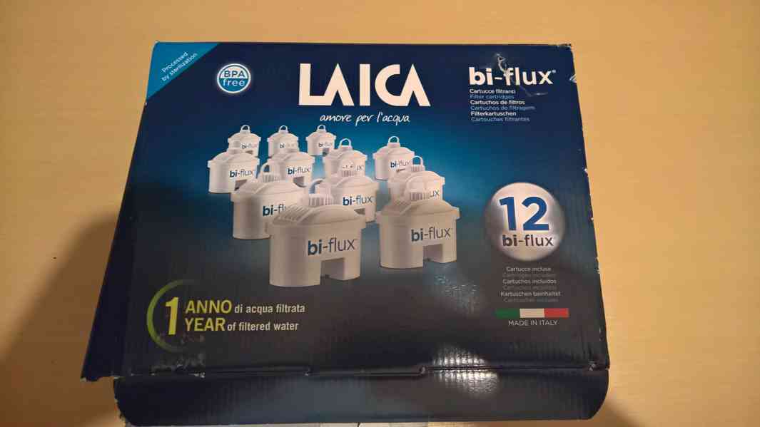 Filtr na vodu Laica Bi-flux univerzální 12kusů.