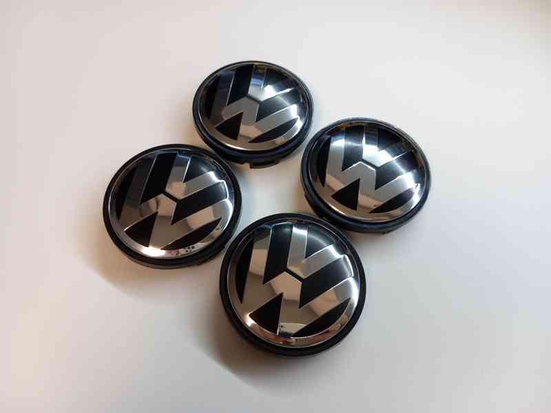Středové krytky Vw, 56x52mm chrom logo - foto 8
