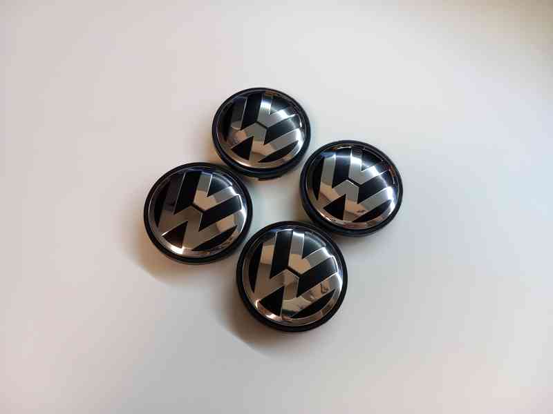 Středové krytky Vw, 56x52mm chrom logo - foto 9