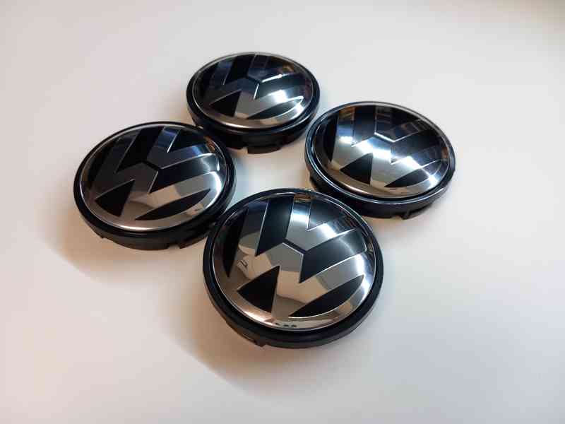 Středové krytky Vw, 56x52mm chrom logo - foto 7