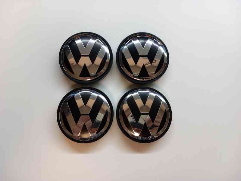 Středové krytky Vw, 56x52mm chrom logo - foto 5