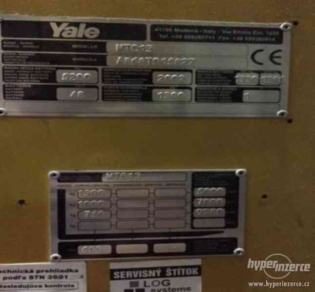 vysokozdvižný vozík Systémový VZV Yale MTC 13 - foto 2
