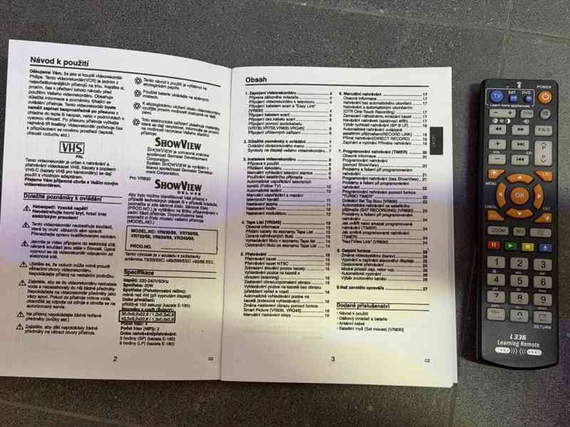 Málo používaný videorekordér PHILIPS VR630 - foto 8