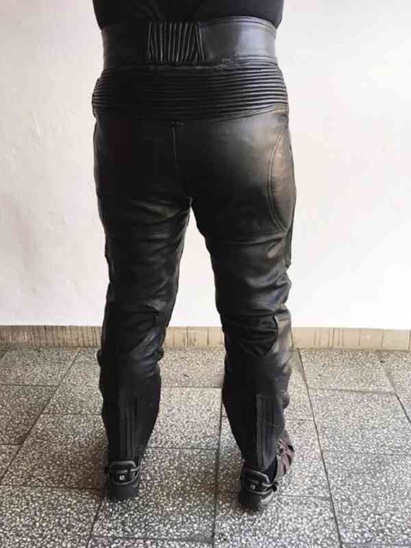 Pánské kožené kalhoty Levior vel. L - NOVÉ! - foto 3