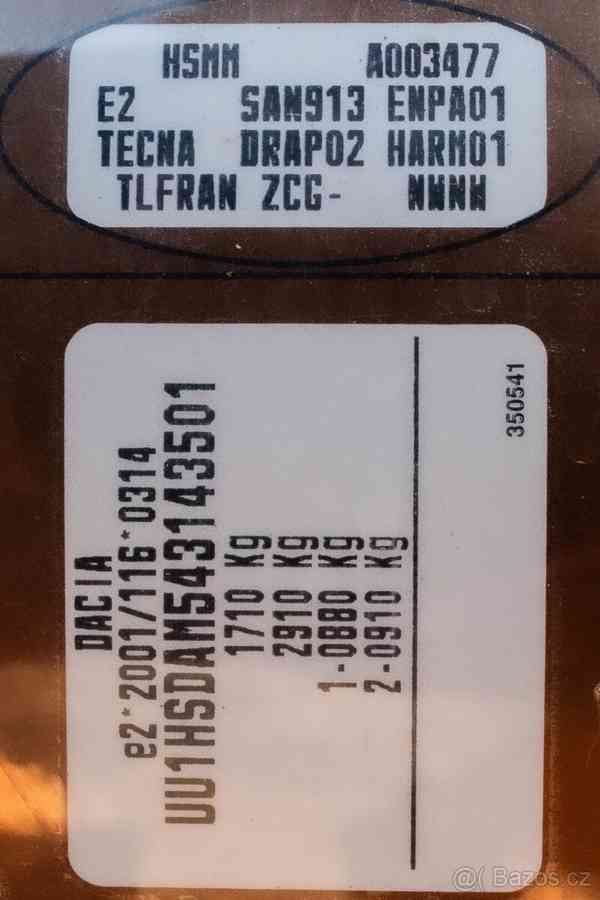 Dacia Duster 1,6   77 kw 2010 klima tažné zařízen - foto 14