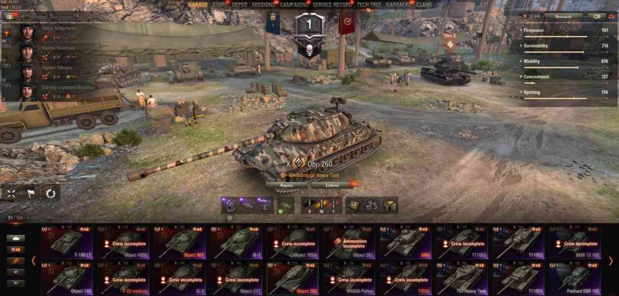 World of Tanks Účet 3000wn8, Chieftain, 279(e), 260, M60 - foto 2