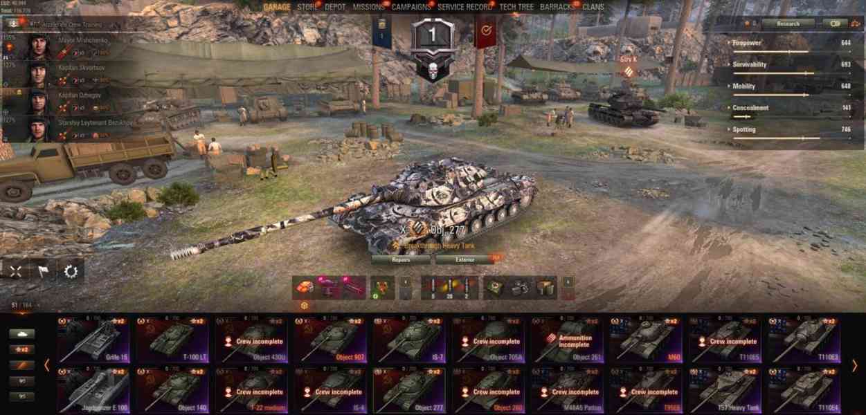 World of Tanks Účet 3000wn8, Chieftain, 279(e), 260, M60 - foto 3