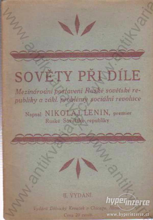 Sověty při díle Nikolaj Lenin 1919 - foto 1