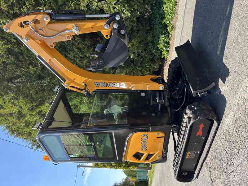 Bagr s kabinou, Minibagr CR18, 1800 kg, KUBOTA, RP - foto 3