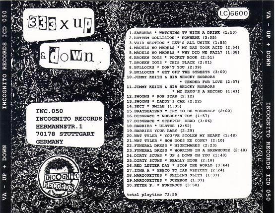 Up And Down:  International Punkrock Compilation (CD) - foto 2