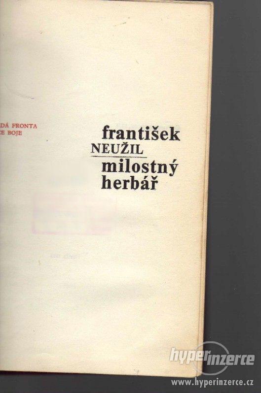 Milostný herbář  František Neužil - 1976 - 1.vydání - foto 2