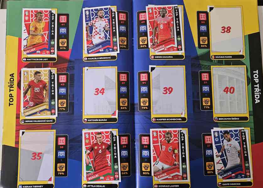 Fotbalové kartičky Lidl Euro 2024, viz foto - foto 5