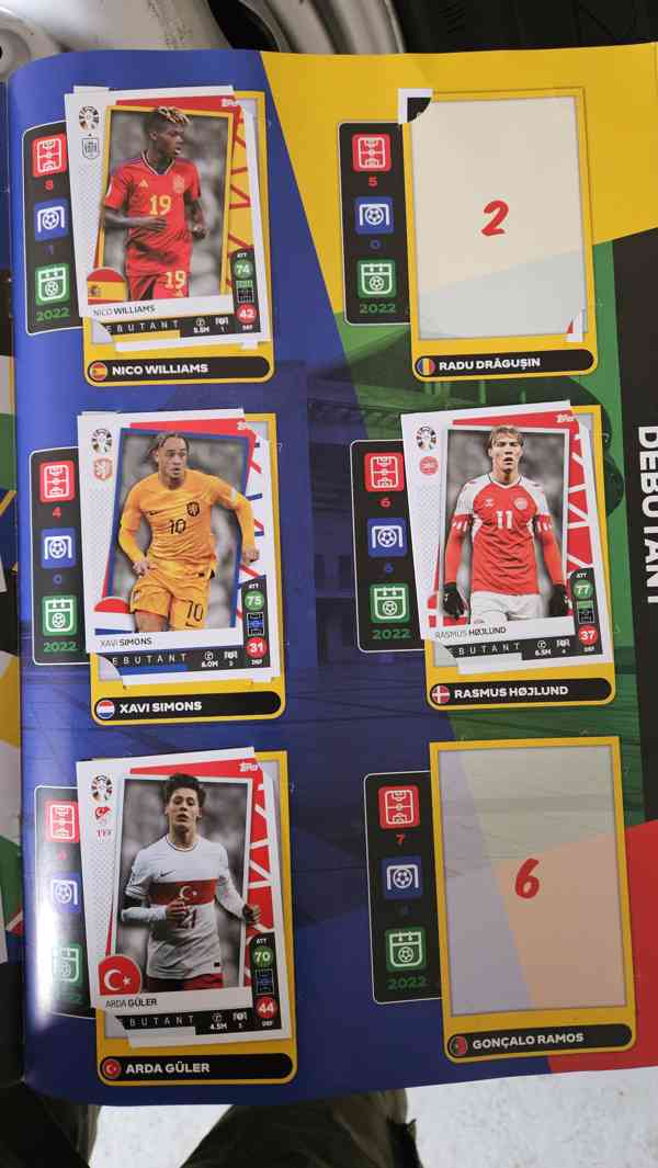 Fotbalové kartičky Lidl Euro 2024, viz foto - foto 2