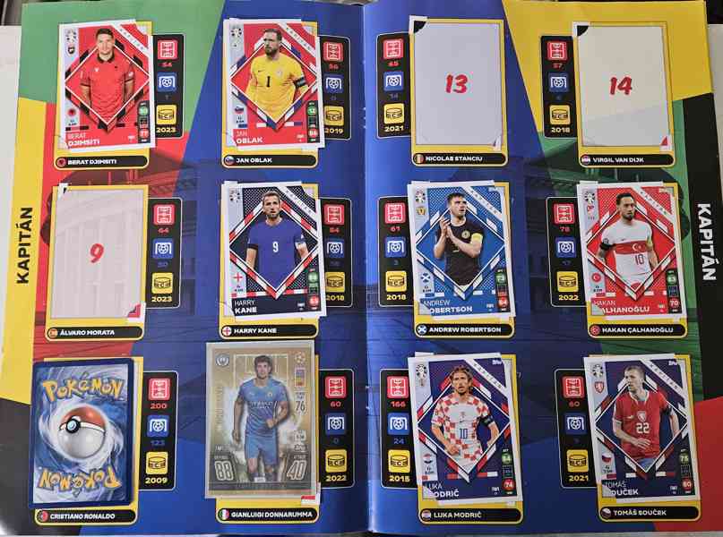 Fotbalové kartičky Lidl Euro 2024, viz foto - foto 3