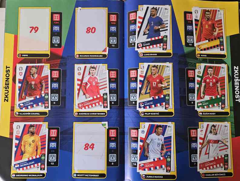 Fotbalové kartičky Lidl Euro 2024, viz foto - foto 9