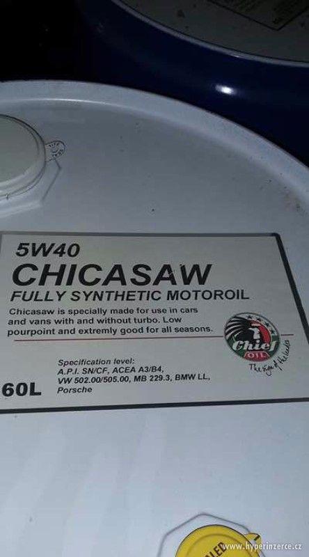 Motorový olej Chief Oil Chicasaw 5W40 Platí do smazání. - foto 1