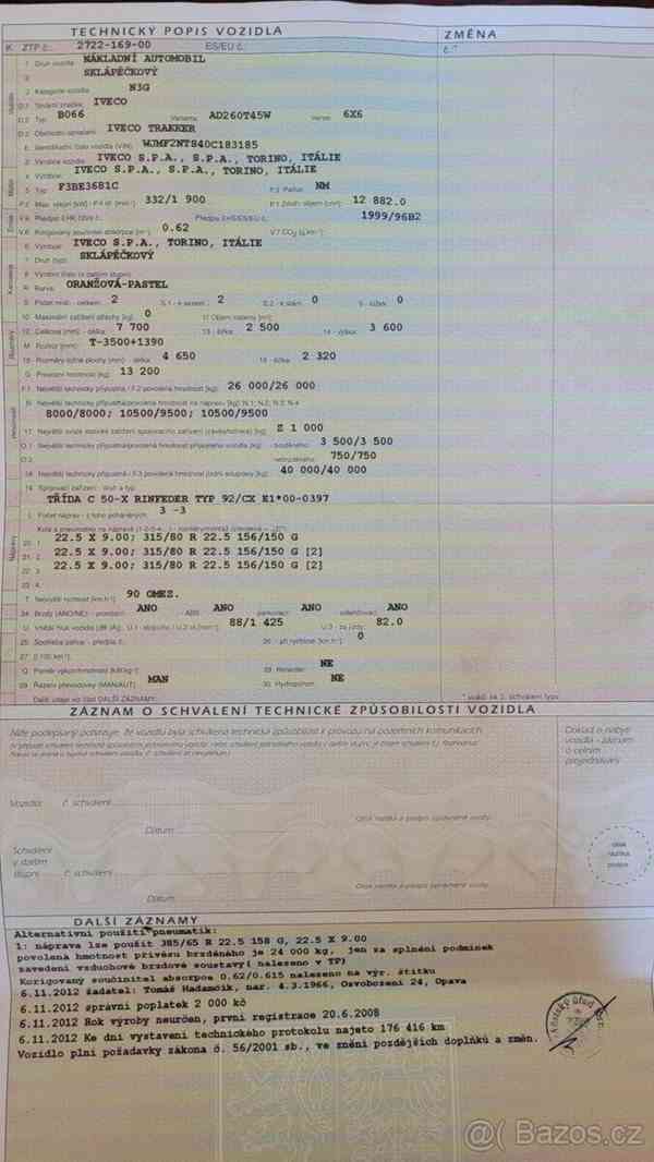 Iveco Ostatní Trakker 450 6x6 S3 | 301 tkm - foto 2