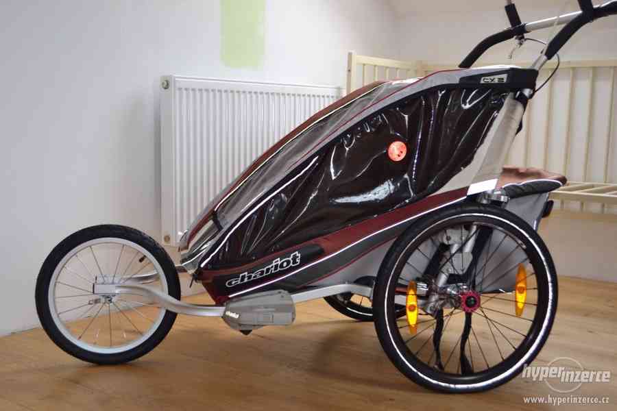 Chariot CX2 vozik za kolo, na běhání s miminkem - foto 3