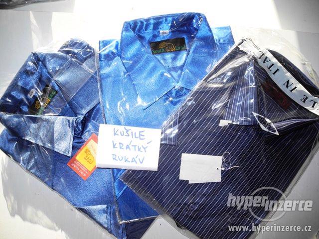 NOVÉ pánské košile vel. L/XL krátký rukáv LEVNĚ - foto 1