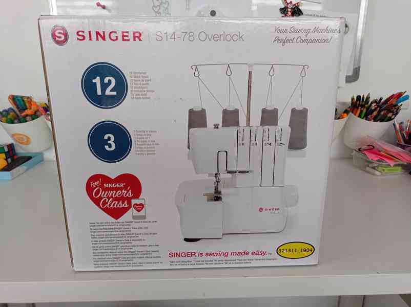 Šicí stroj Singer S14-78 Overlock - foto 3