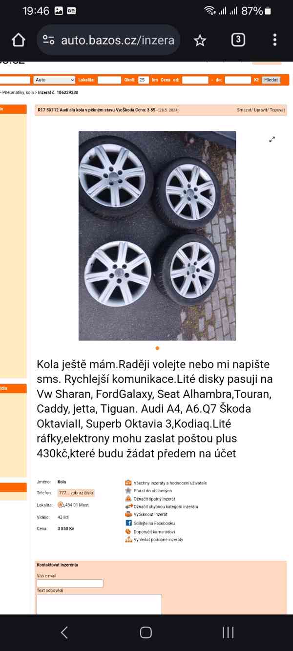 Alu kola elektrony Lité rafky disky - foto 6