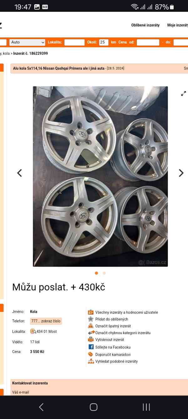 Alu kola elektrony Lité rafky disky - foto 8
