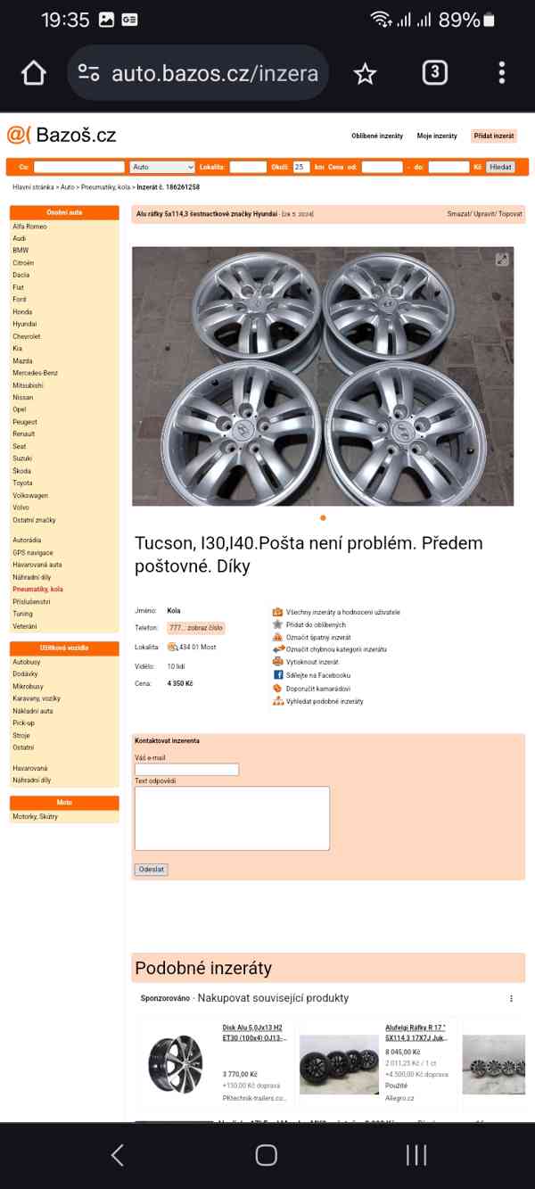 Alu kola elektrony Lité rafky disky - foto 3