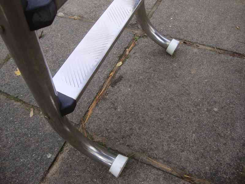 Bazénové schůdky schody nerez zachovalé 3. stupínky PC:6000 - foto 8