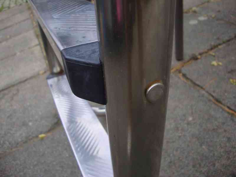 Bazénové schůdky schody nerez zachovalé 3. stupínky PC:6000 - foto 13