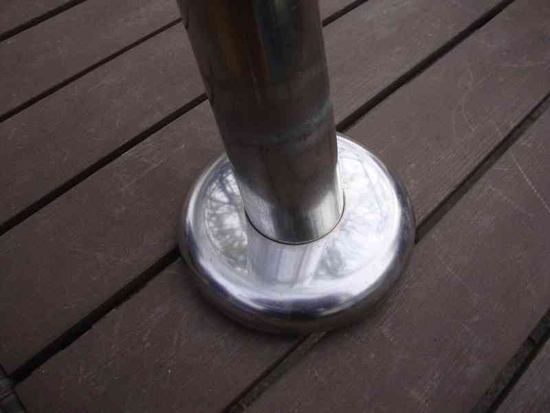 Bazénové schůdky schody nerez zachovalé 3. stupínky PC:6000 - foto 4