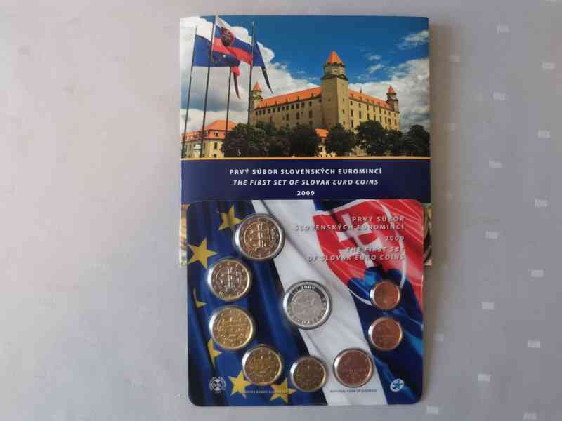 První soubor SK euromincí 2009 - foto 1